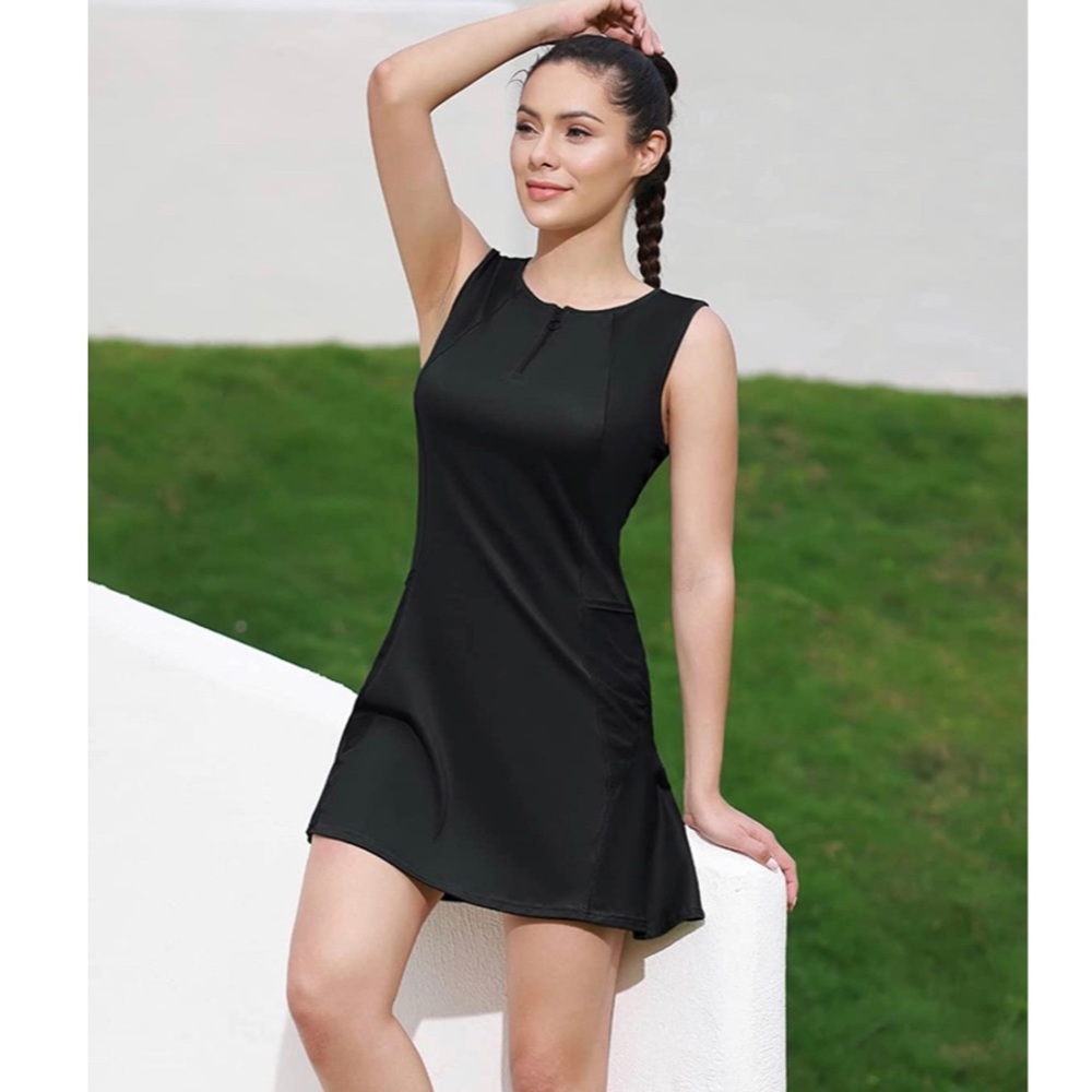 JACK SMITH Sports Dress‎ black tennis golf size (Small)